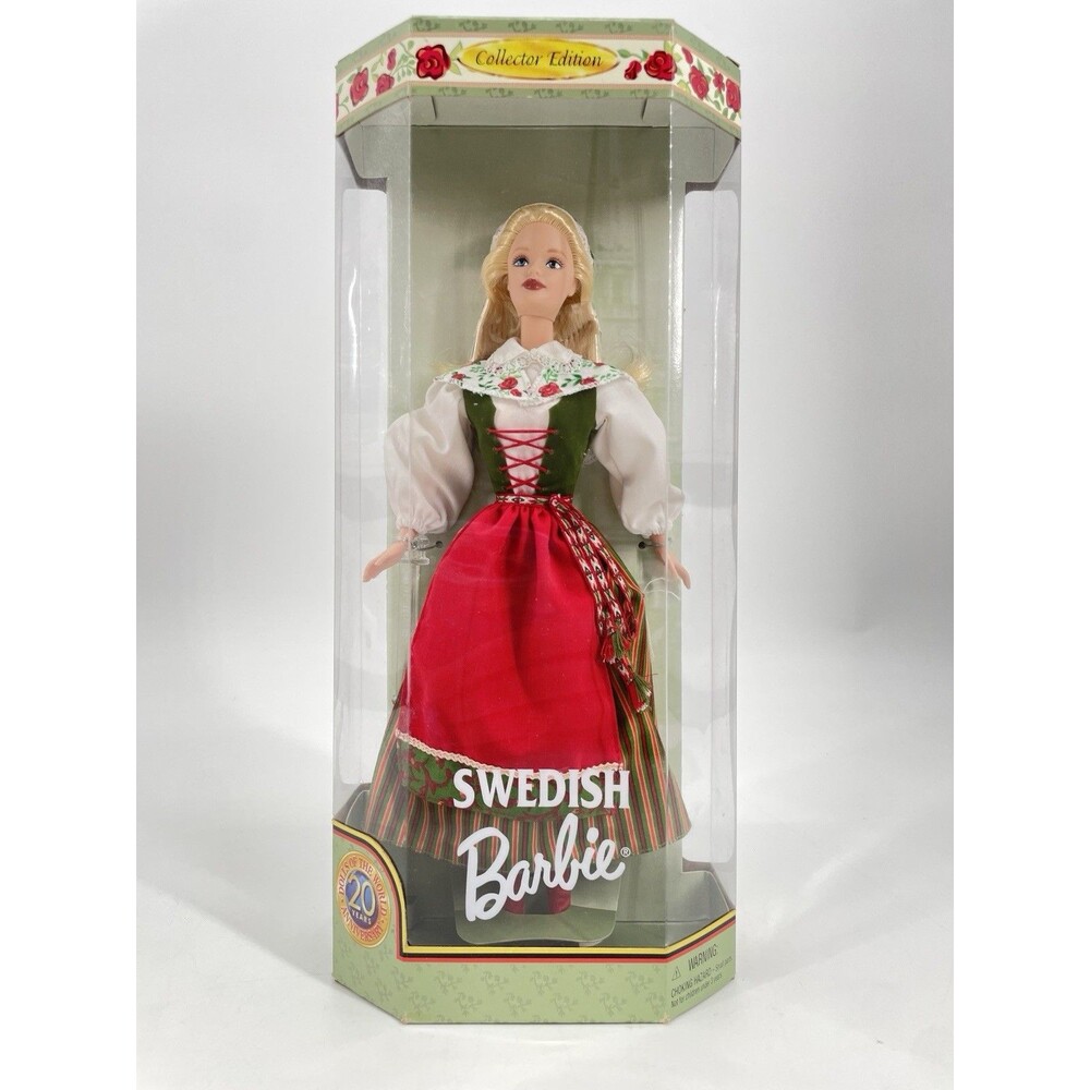 Swedish Barbie 1999 Dolls of the World Collector Edition NRFB Mattel #24672